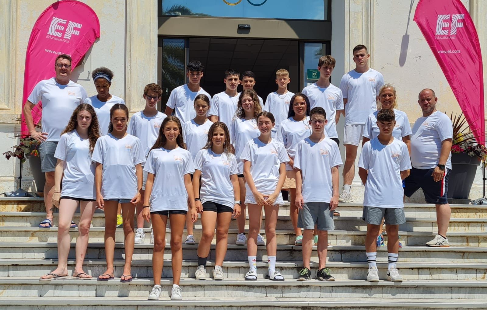 Photo de groupe des jeunes du stage d’été 2022